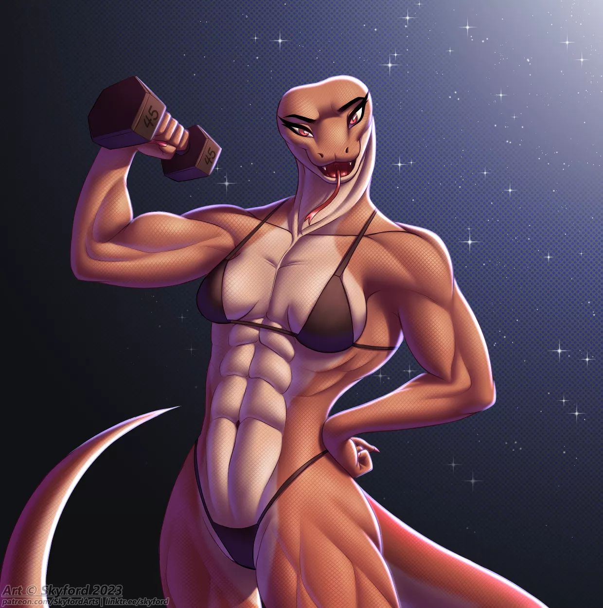 [Q] Izibel, gift for Anna Klava [Art by me @Skyford_Arts]