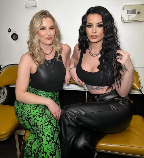 Saraya and Renee Paquette