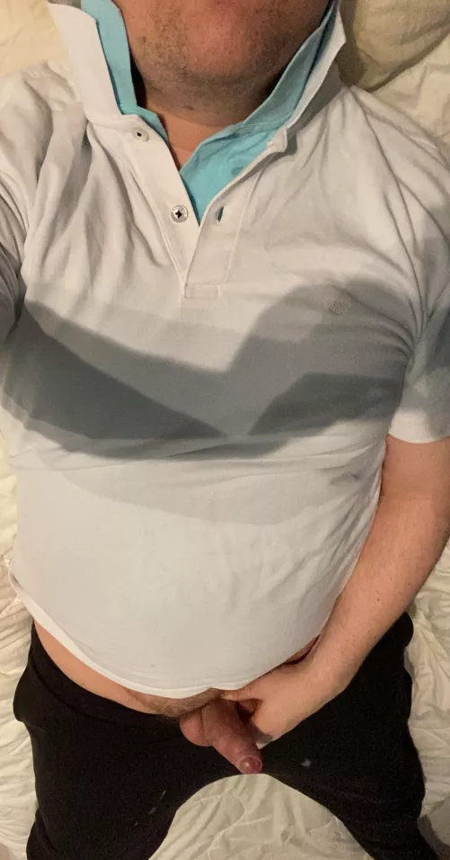 Scally cub feeling horny in his polos ;)