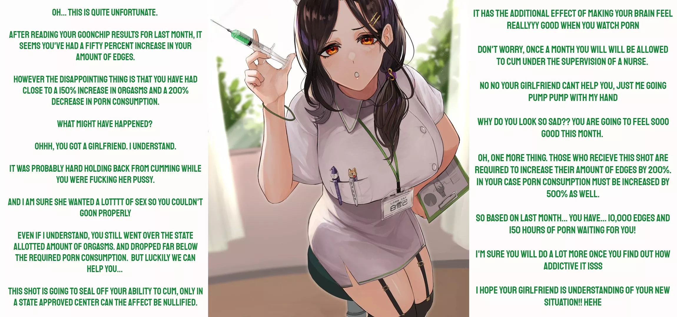 State Mandated Goon Time Part 1 [Edging] [Denial] [Goon] [Gooning] [Porn Addiction] [Nurse] [Multi-Part] [Source: nijisanji]