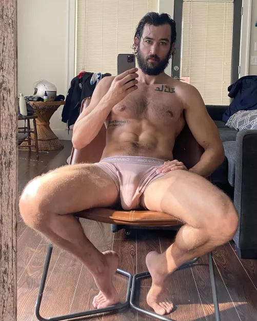 What are you sitting on first?