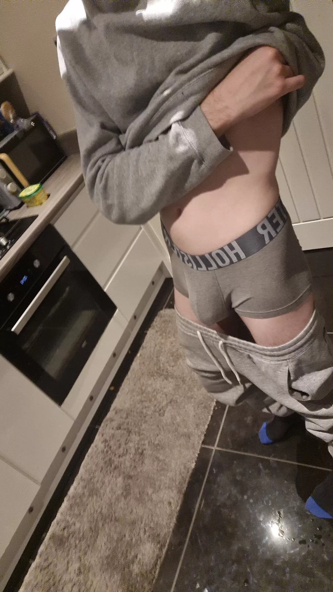 What would you do if you walked into the kitchen right now?