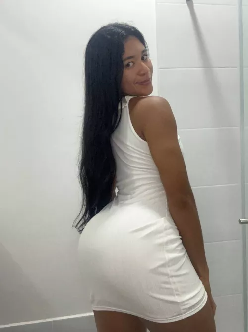 White dresses on my chocolate skin are my favorites