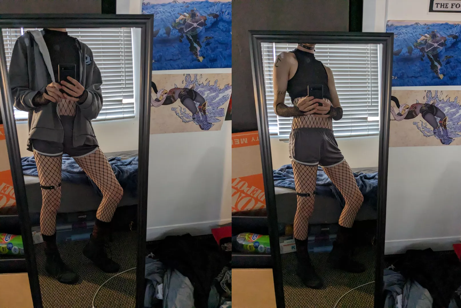 With or without the hoodie?