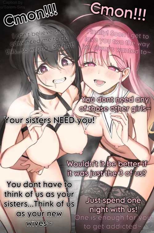 Your Older Sisters Need You [F/F] [Incest] [Gender Neutral POV] [Harem] [Inner Thoughts] (Artist: electriccross)
