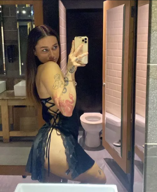 Felt naughty in this dress last night x