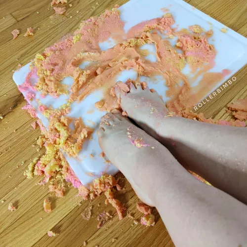 Got my feet a little dirty