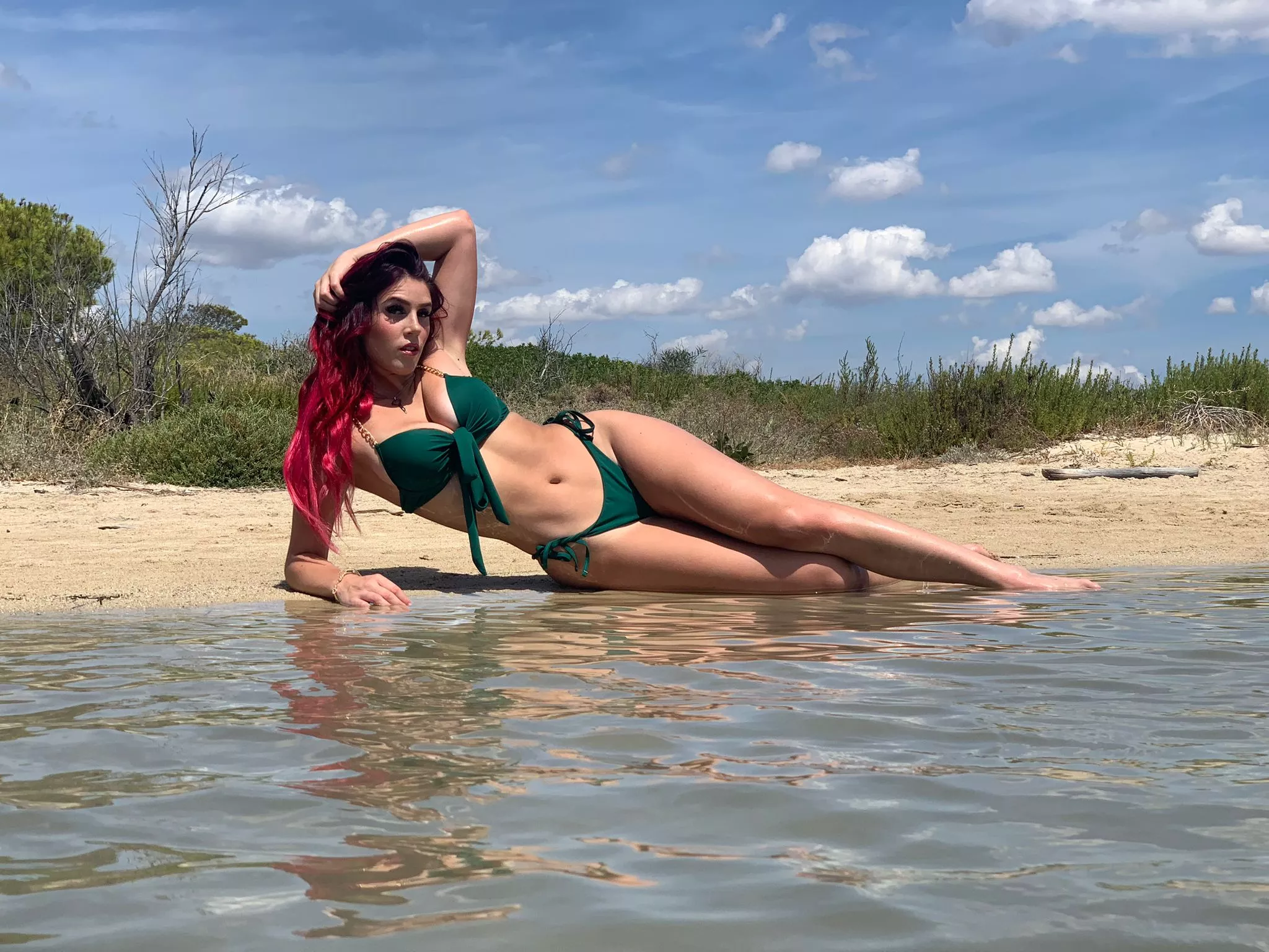 I'm all about getting wet today