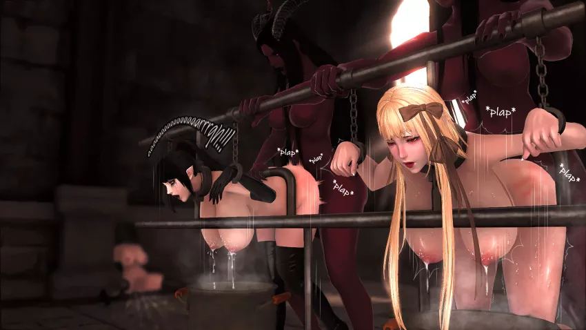 Just a Normal day at the futa demon dungeon