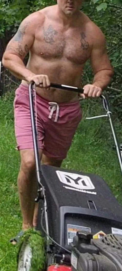 Landscaper heard your man ain't around. [42]