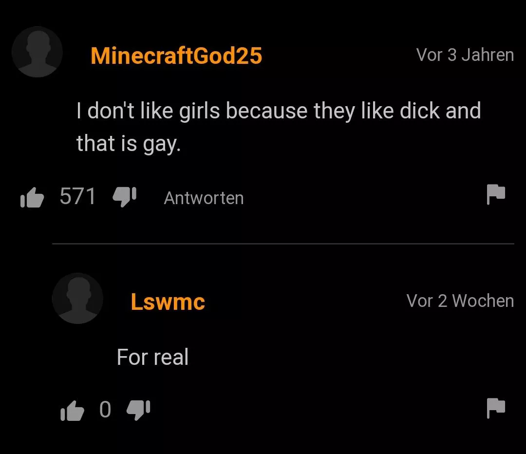 Pornhub Comments are always great