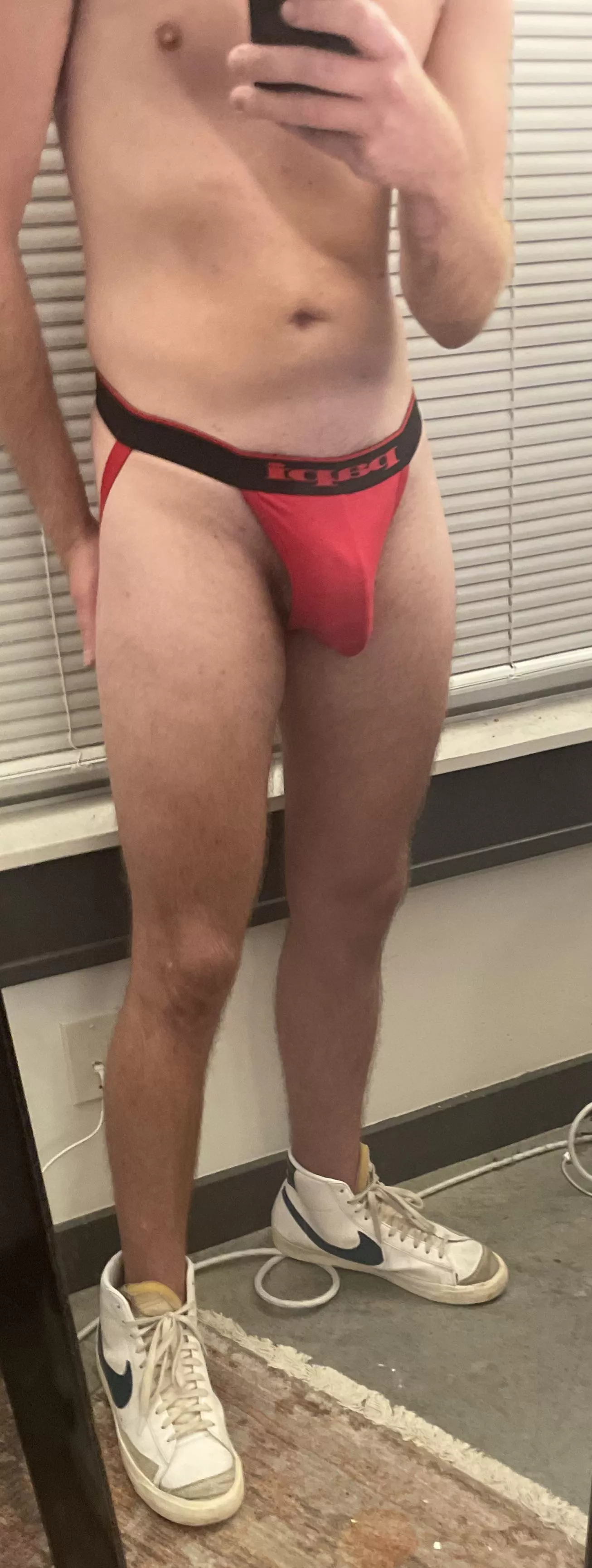 Really just wanna be a hung jockstrap model 😂