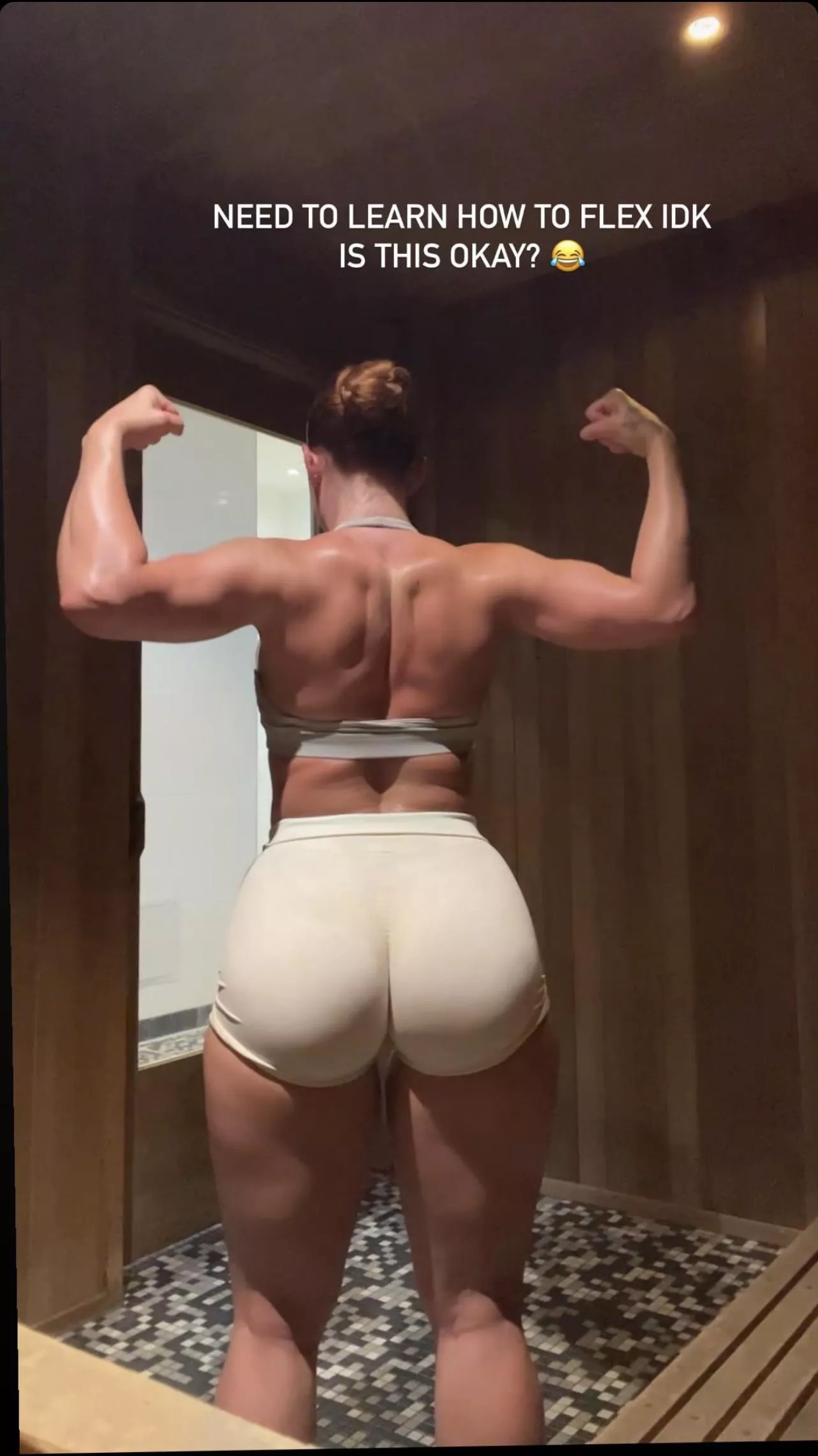 She’ll fold me mentally and physically