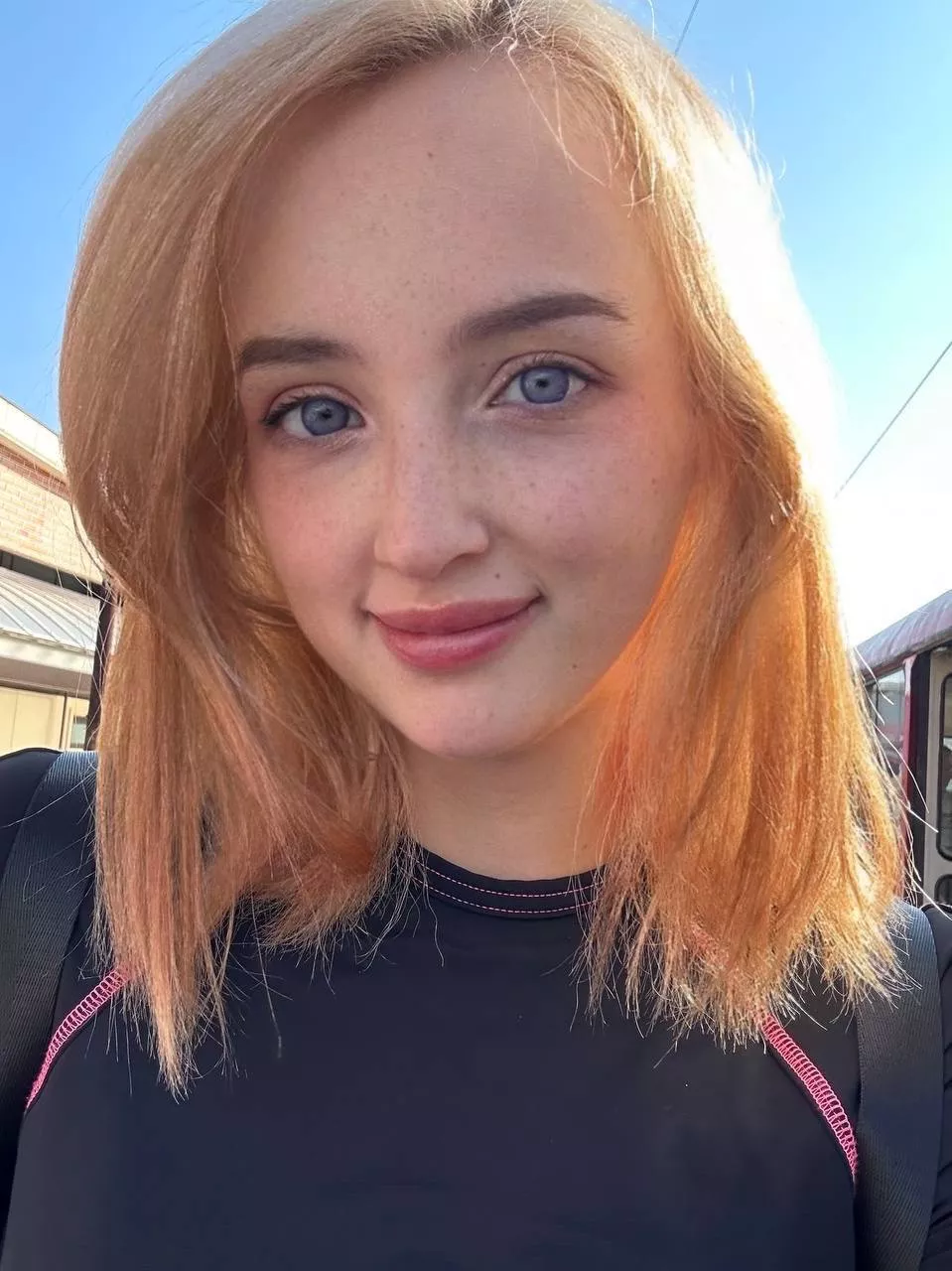 What do you like more, my freckles or my hair?