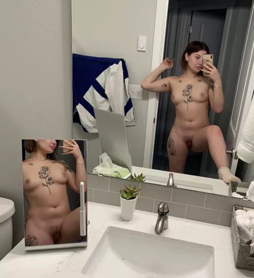 What if I answer the door like this? Are you cuming in?