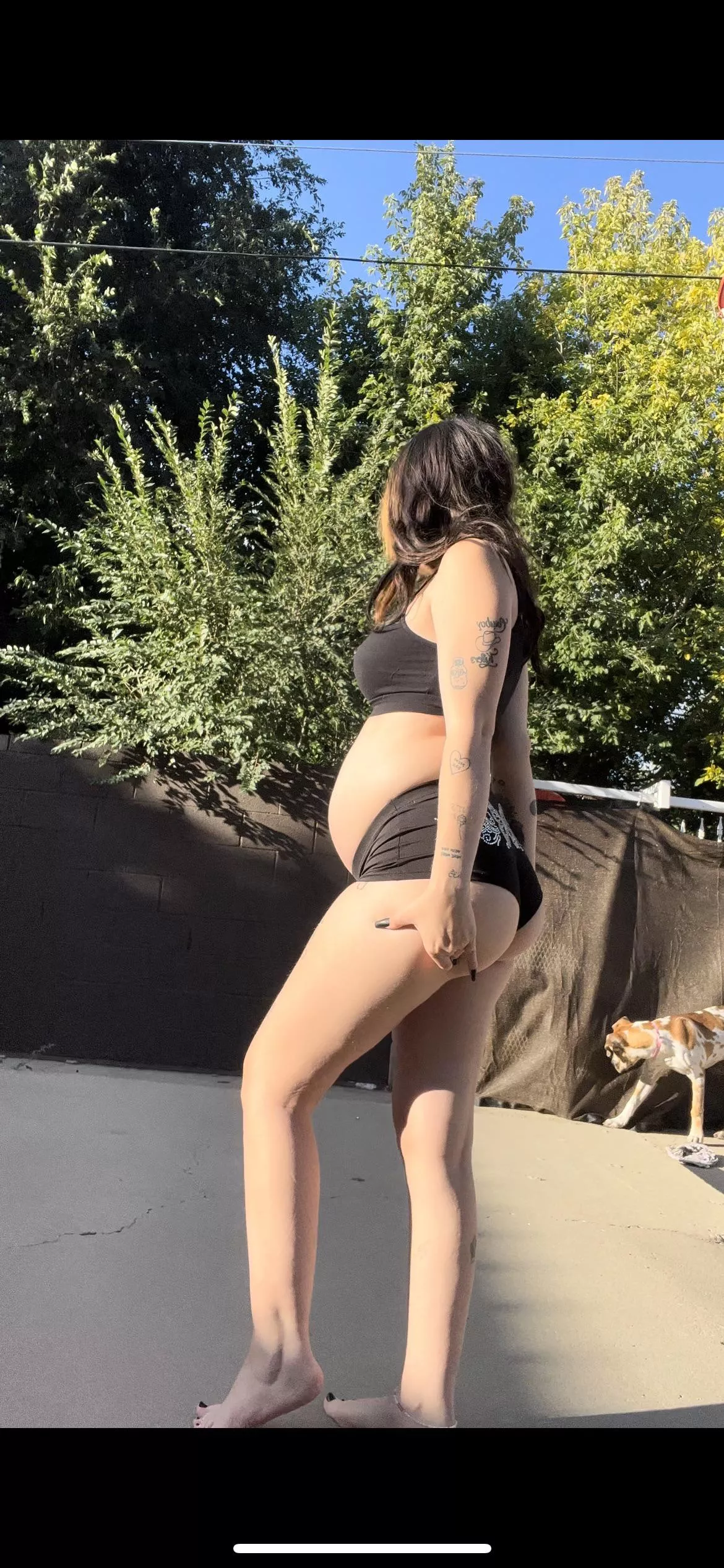 22 weeks preggo, would you still fuck me?😩