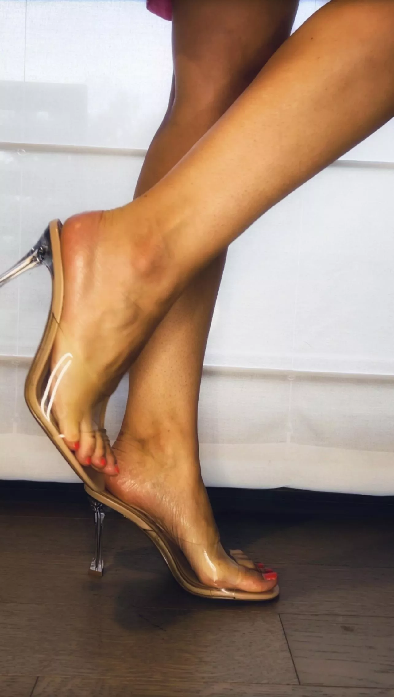 Are you a fan of clear heels?
