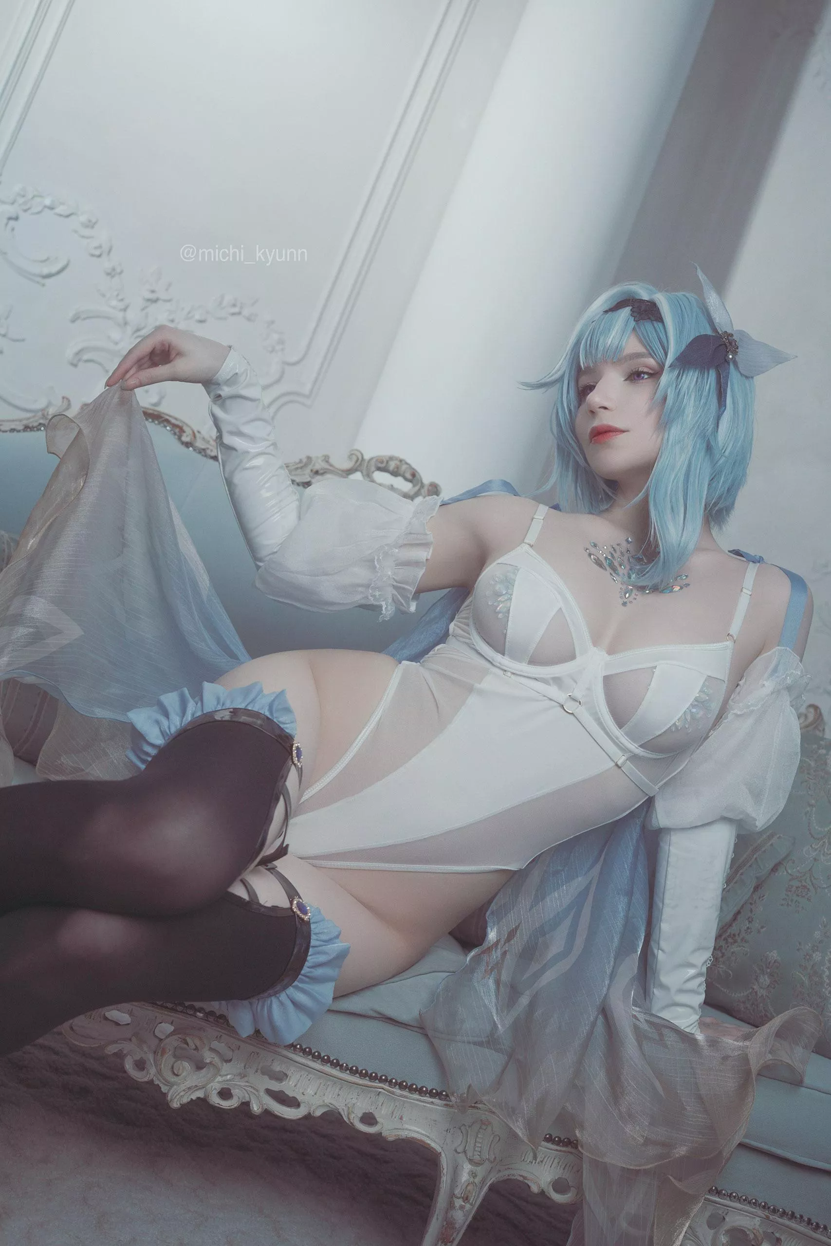 Eula from Genshin impact by michi_kyunn