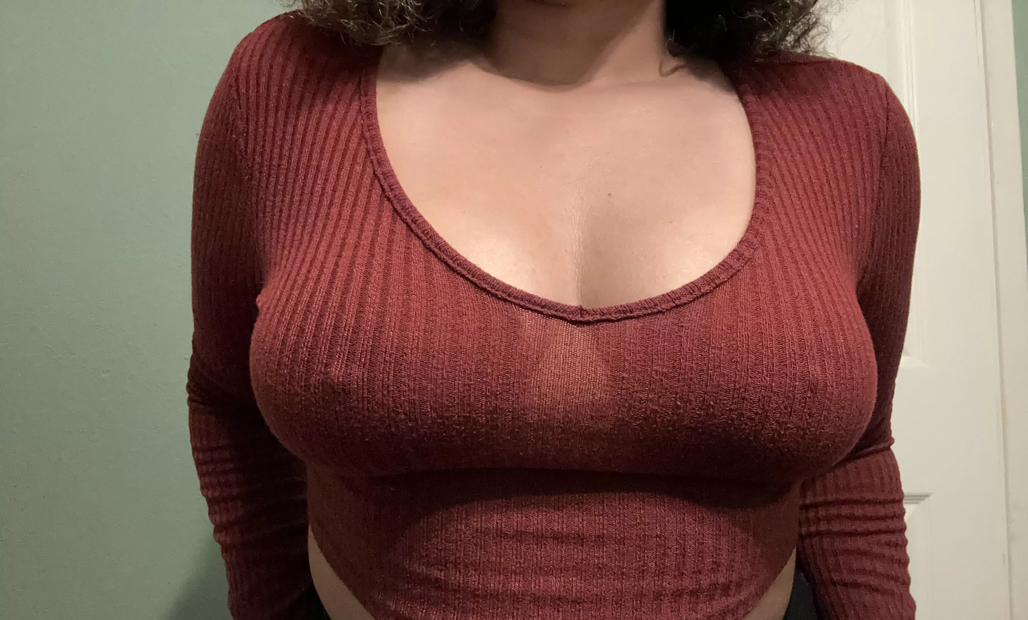 It’s going to be fall and I’d still not wear a bra, just put on longer sleeves 🤪