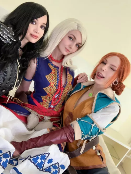 Keira, Yenifer and Triss(Sia Siberia, Purple Bitch and Helly Rite)[The Witcher]