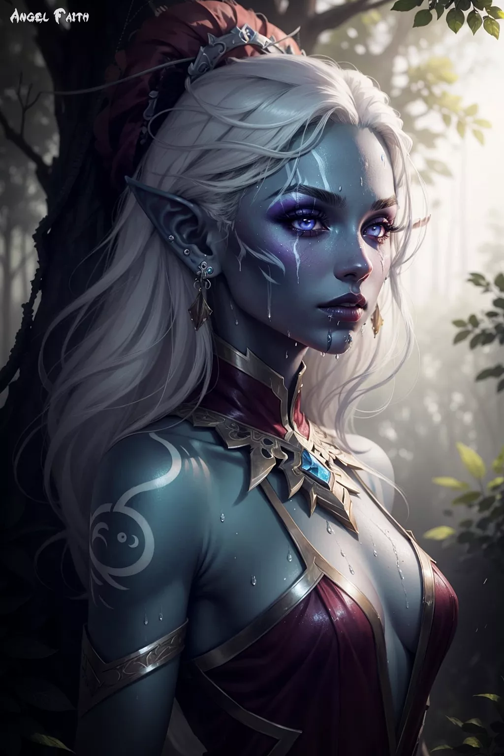 Night Elf ( Warcraft) by Angel Faith