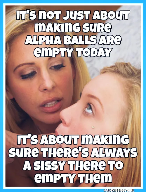 Sissies have to get more creative when multiplying