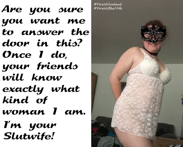 So answer the door already.