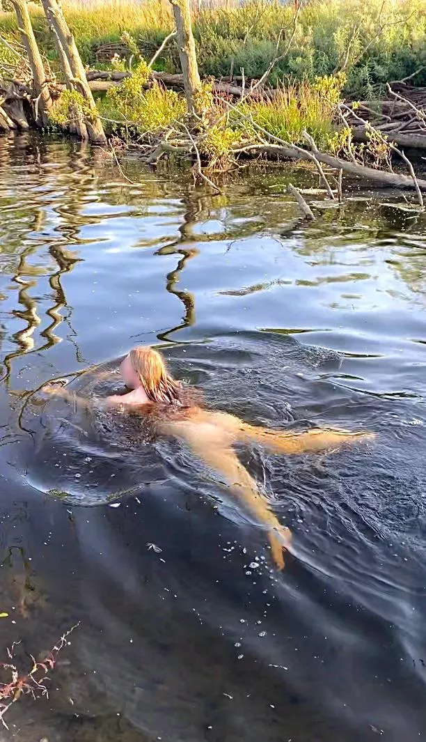 Stopped on the way home from work to wash in the river