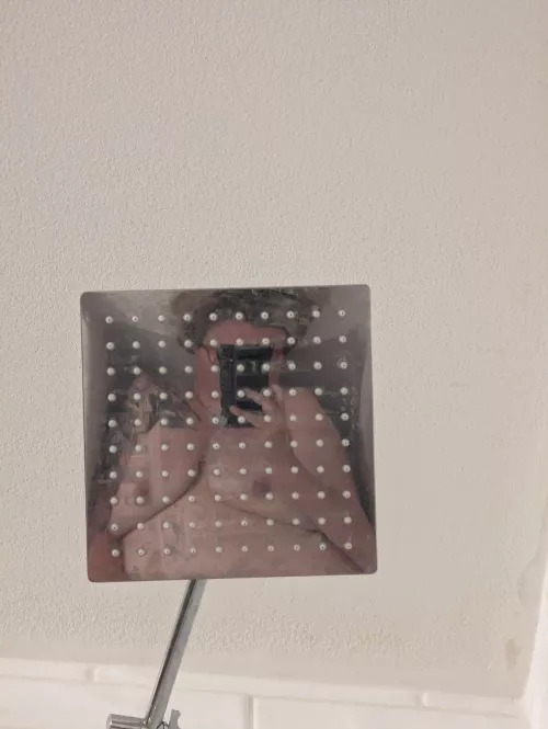 Taking a bath when I discovered my shower could get some fun pics