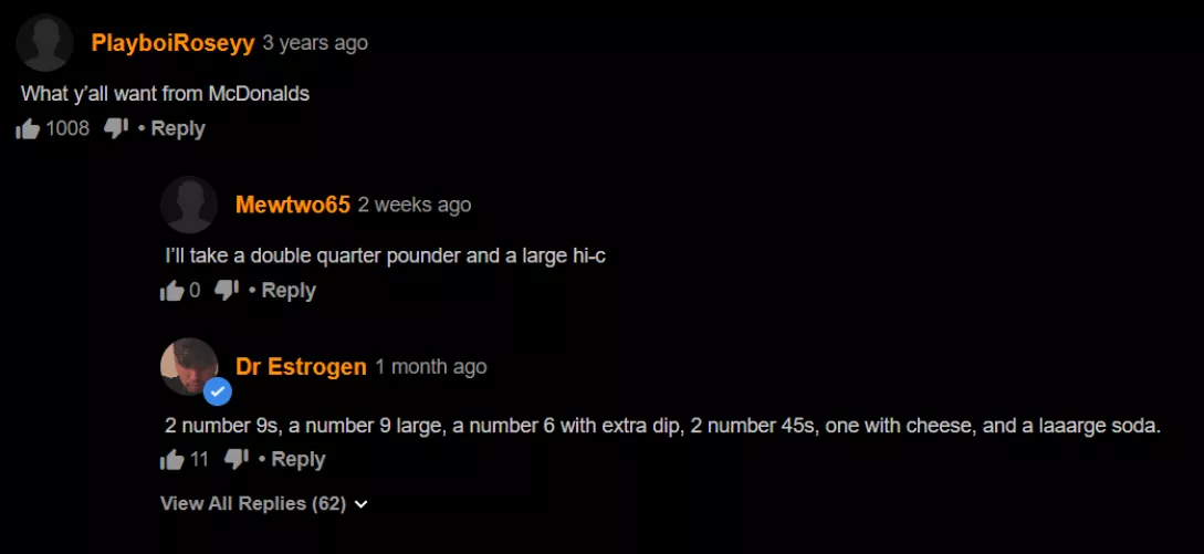 what do you want from macdonalds