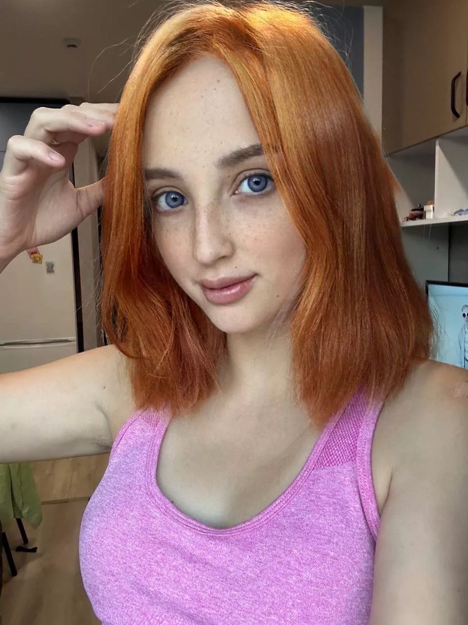 What's better, my freckles or my hair?