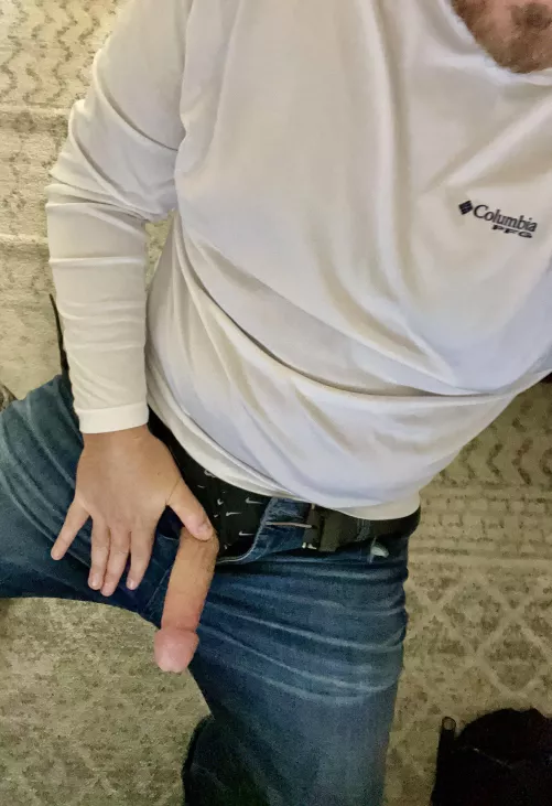 (43) Sit on daddy’s lap this morning 😈