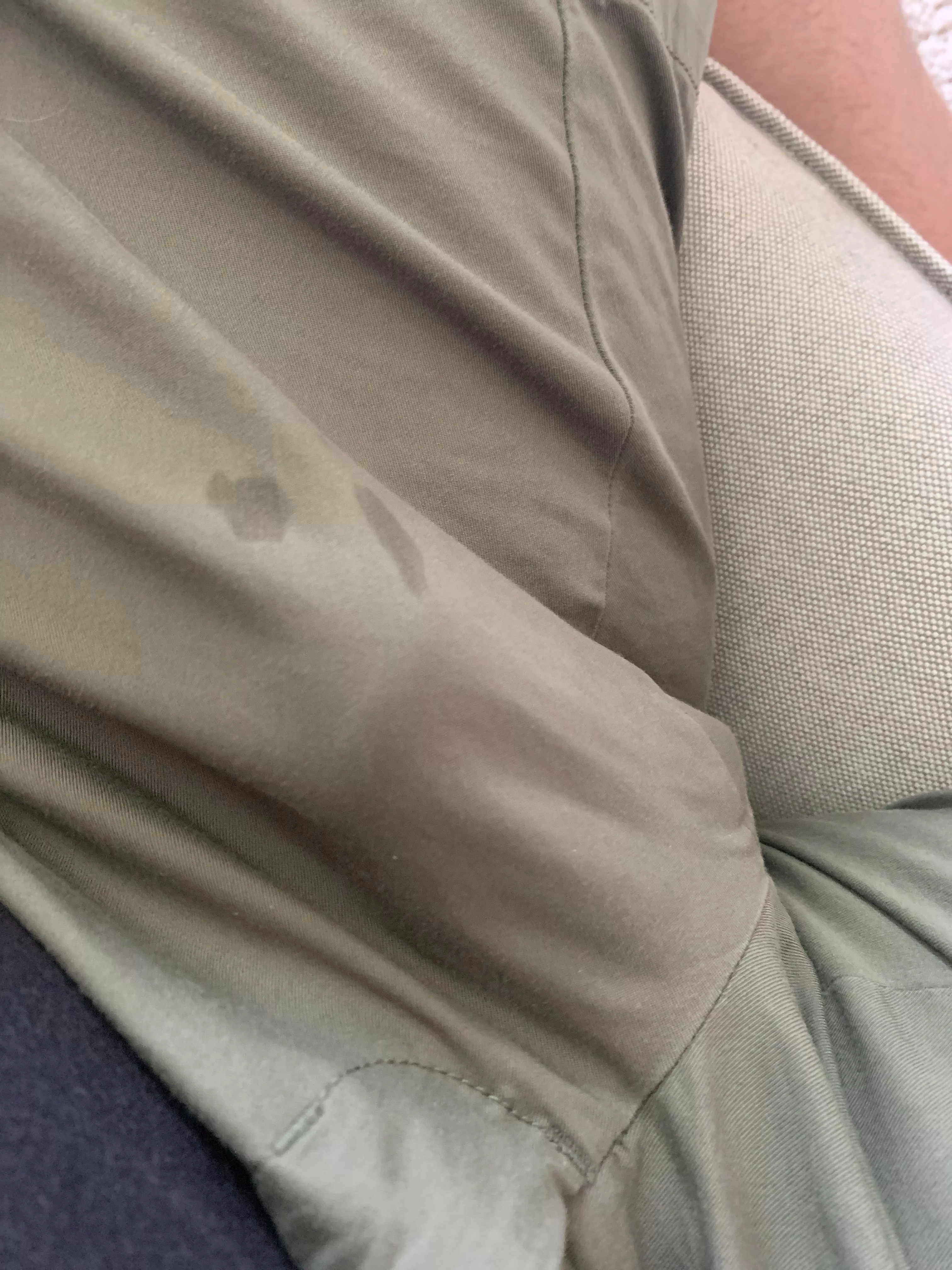 Any fans of bulges and a bit of precum??