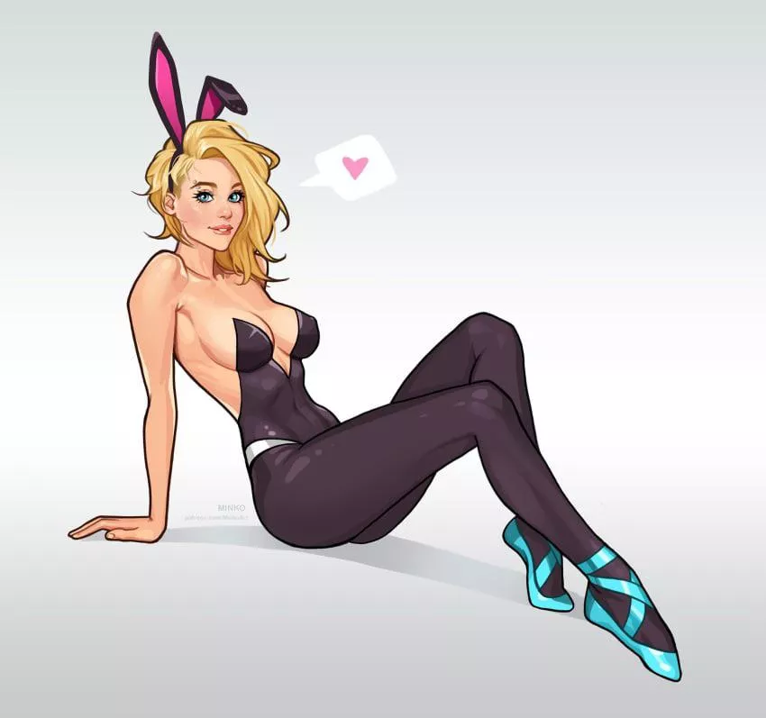 Bunny Girl Gwen Stacy (Olena Minko) [Marvel Comics, Spider-Man, Spiderverse]