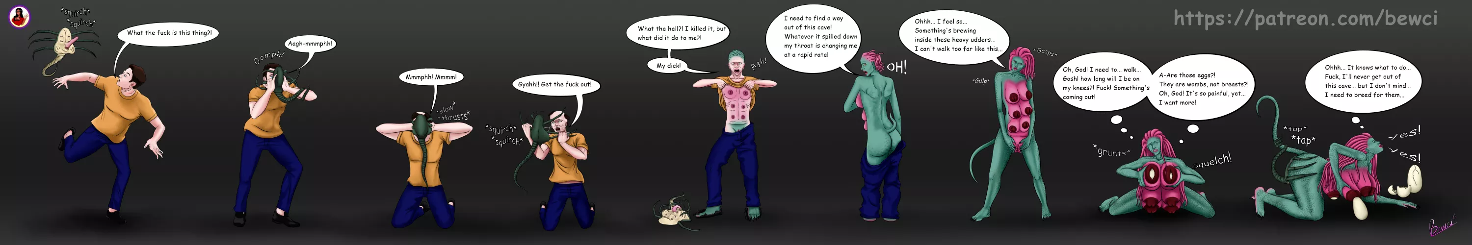 Face Hugger Breeder [M Human->F Alien]