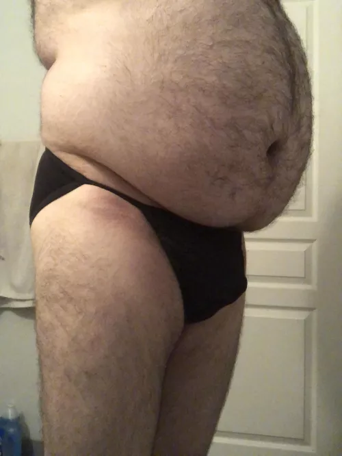 First pair of string bikini briefs