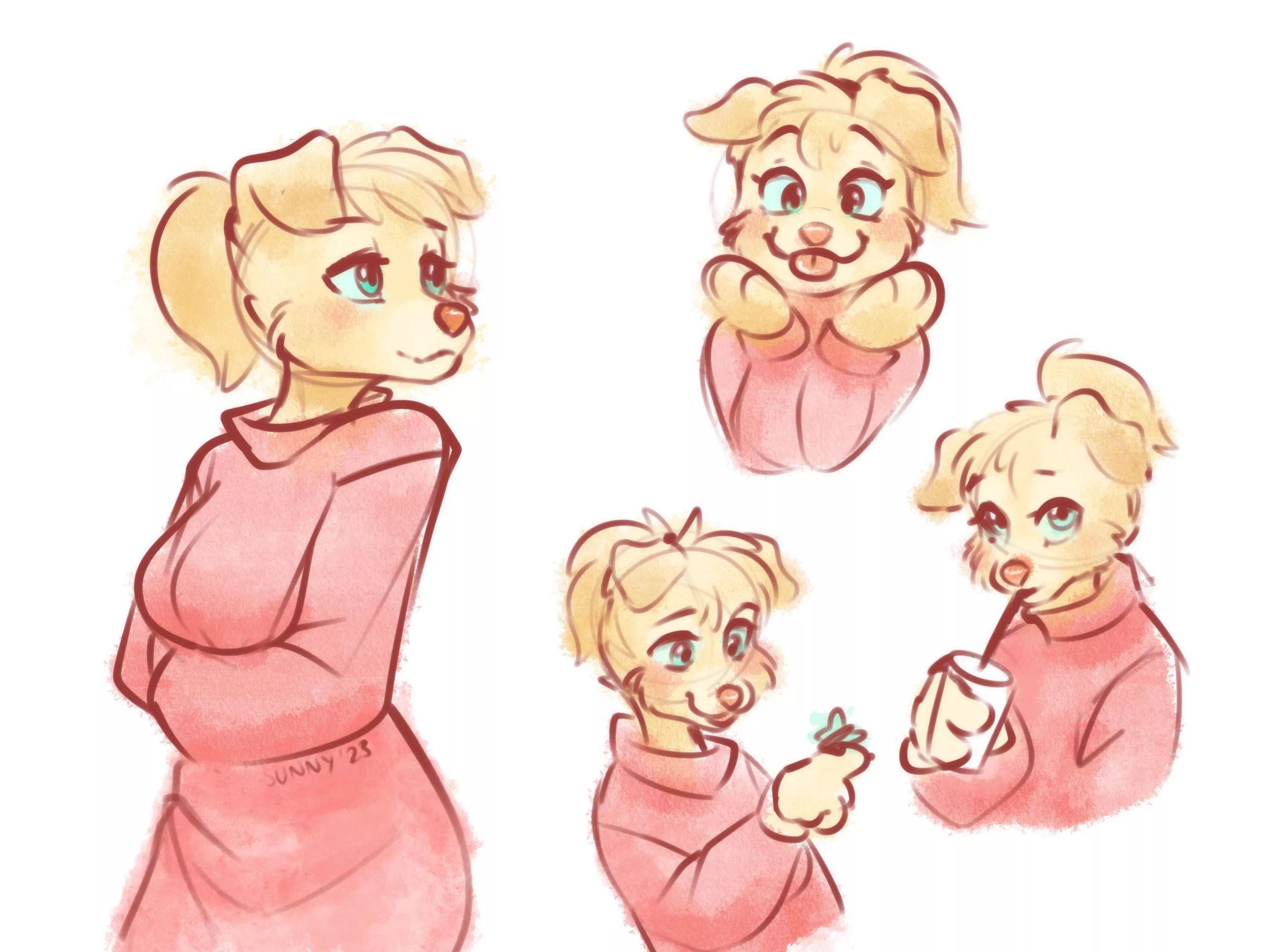 Golden retriever gf [oc]