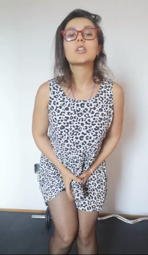 I have something nice under my summer dress ;) It's thick and black ;P