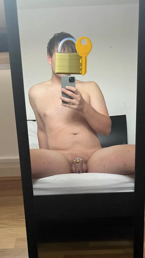 Not seeing my domme for a few weeks so will be stuck in here for now…