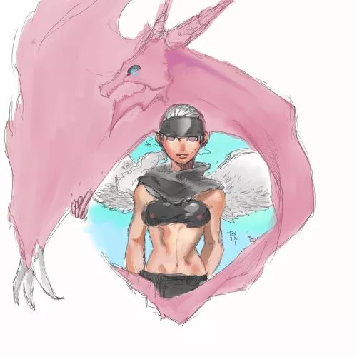 [OC] Dragontail, Art by me