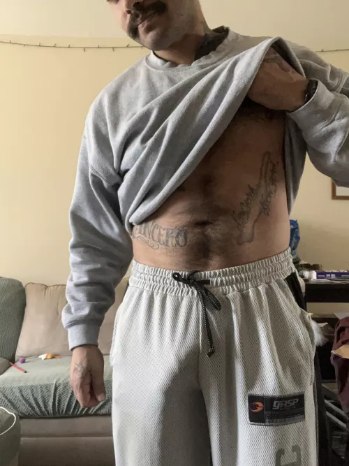 That's a normal amount of bulge for the gym, right?