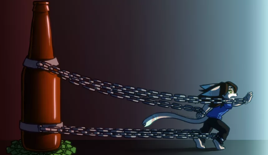 [Vent] Alcoholic Chains (Art and Amelie (c) Me)