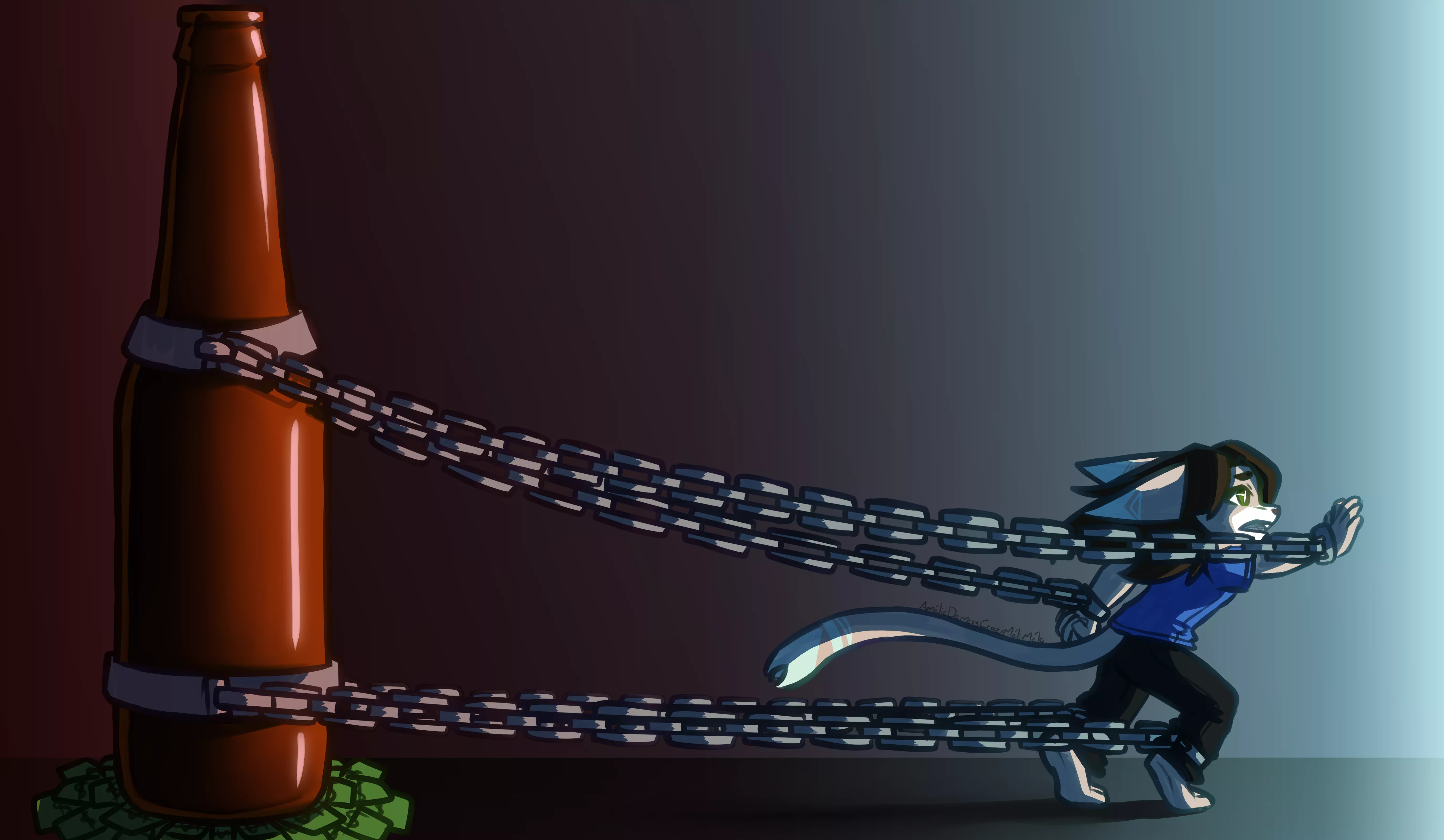 [Vent] Alcoholic Chains (Art and Amelie (c) Me)