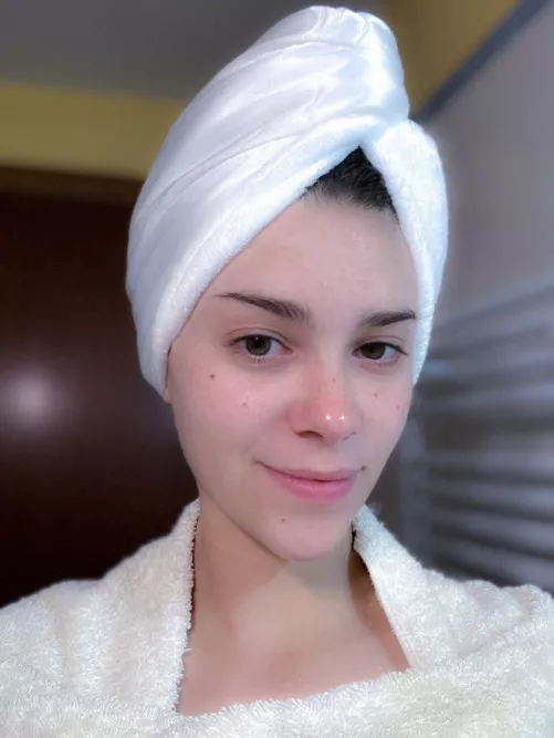 A bath selfie before class! [f22]