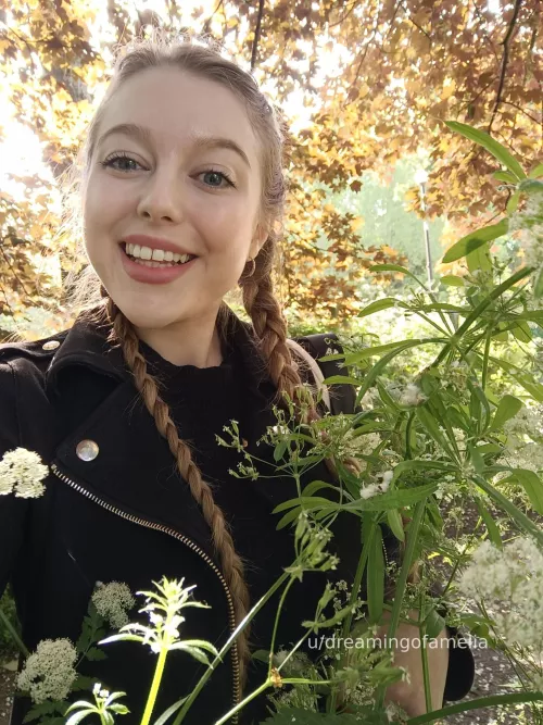 A girl in nature is a happy girl