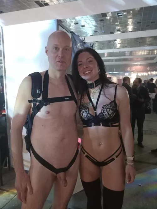 At an event in Belgium where nudists always are welcome!