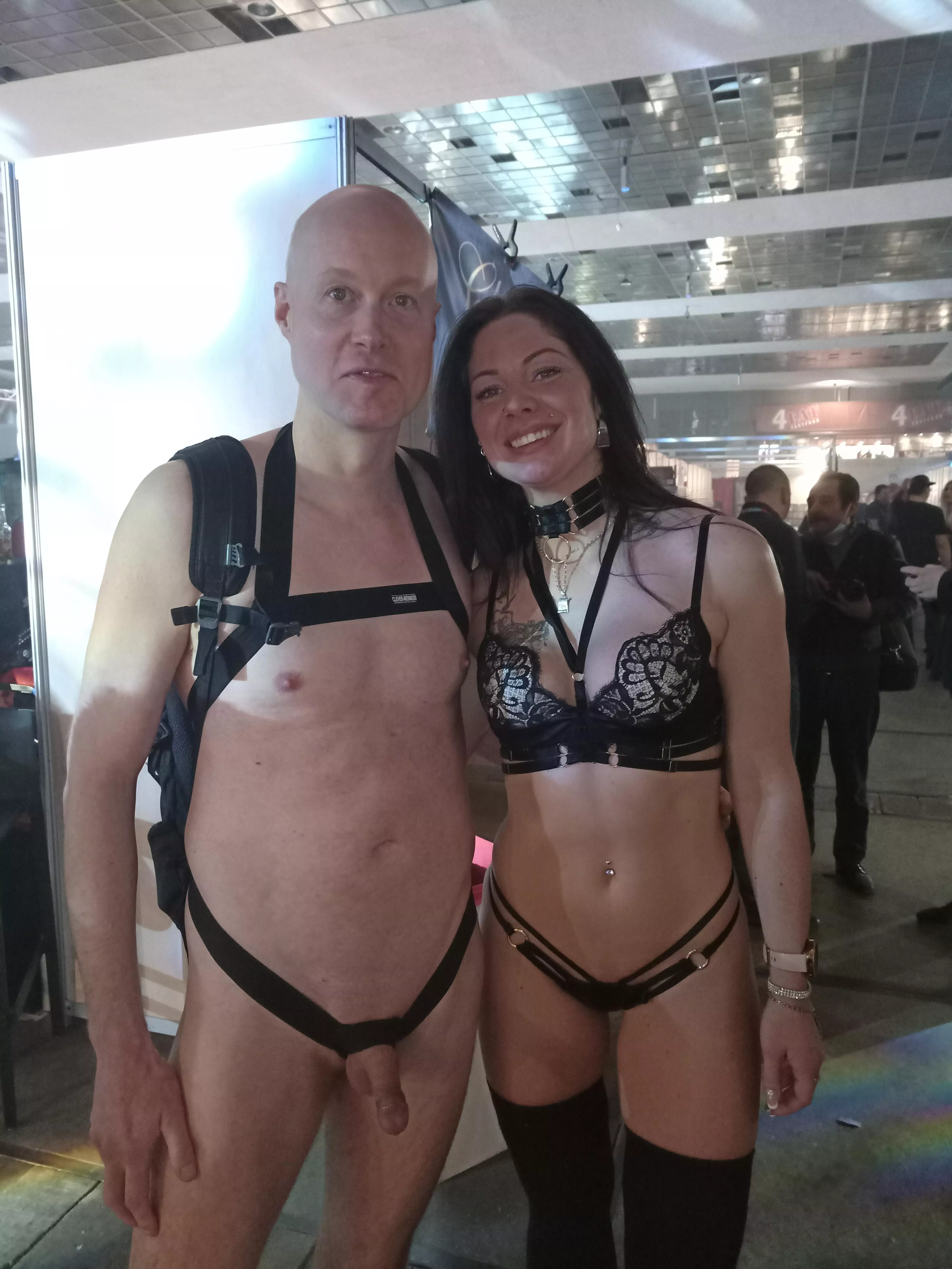 At an event in Belgium where nudists always are welcome!