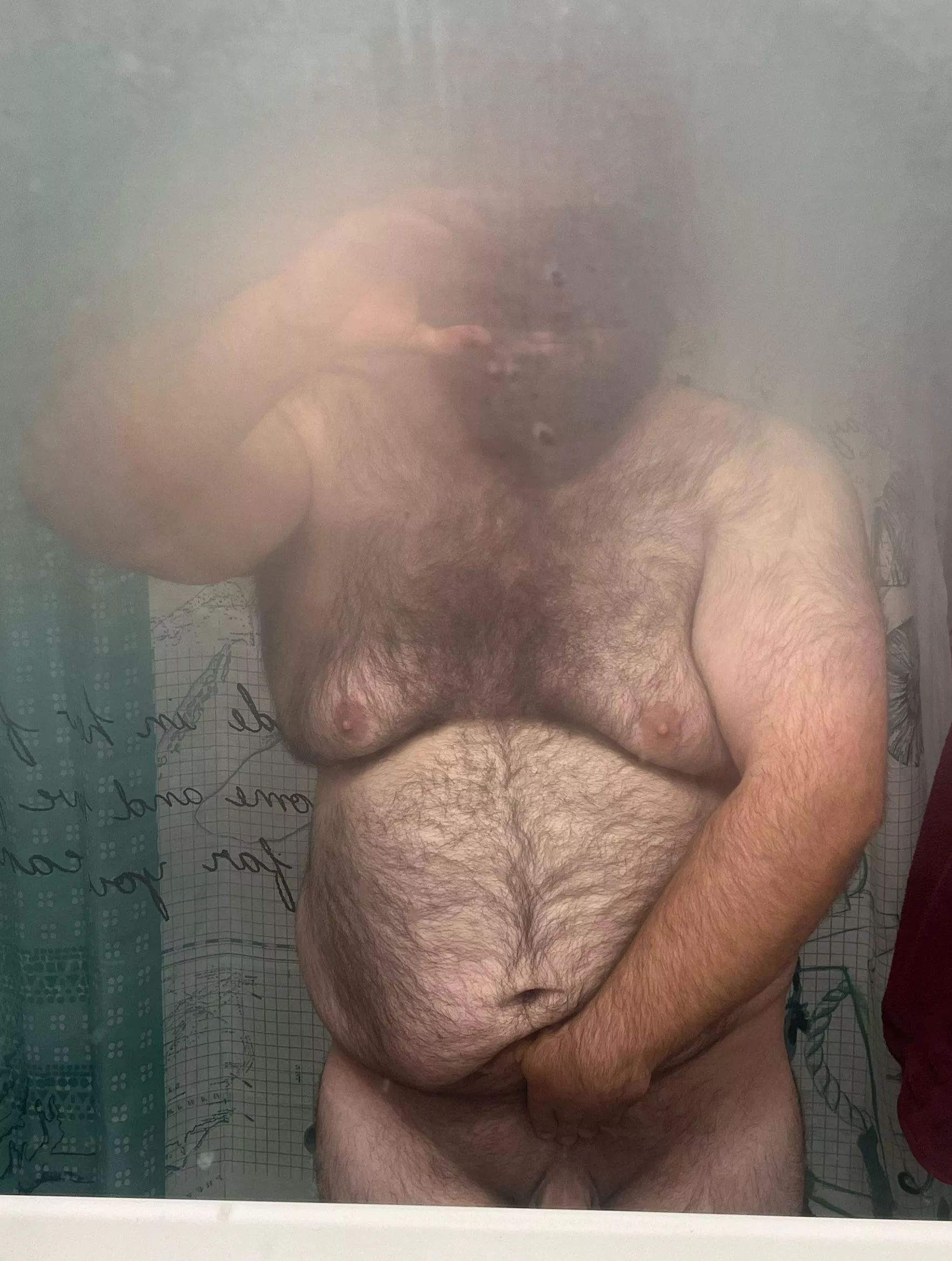 Bout to hop in the shower. Hope you can handle one that’s 3 fingers wide… 31M4F