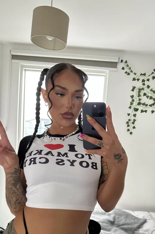 do you like my cropped top?