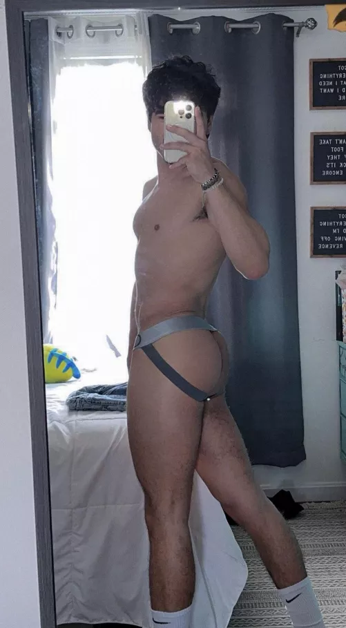 First time in a jockstrap what do you think?